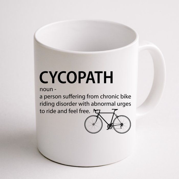 Cycopath Bike Rider Front & Back Coffee Mug