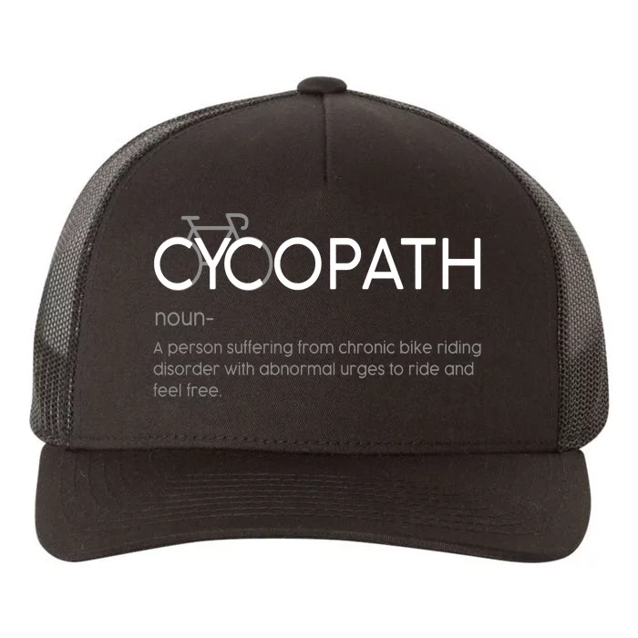 Cycopath Definition Biking Bike Cycling Yupoong Adult 5-Panel Trucker Hat