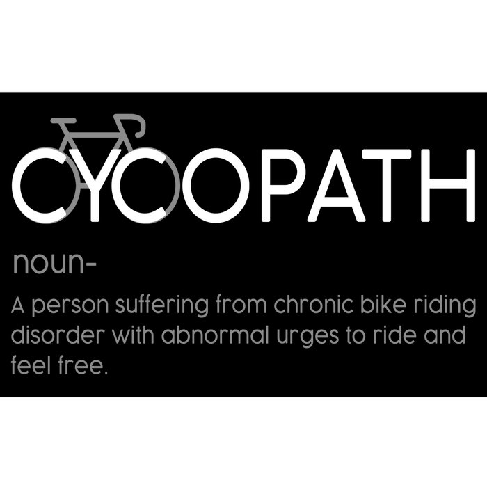 Cycopath Definition Biking Bike Cycling Bumper Sticker