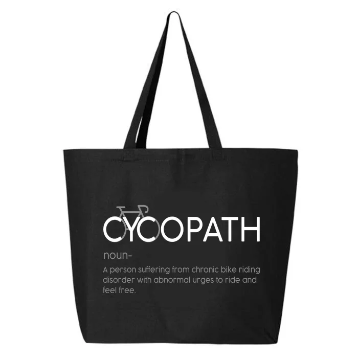 Cycopath Definition Biking Bike Cycling 25L Jumbo Tote