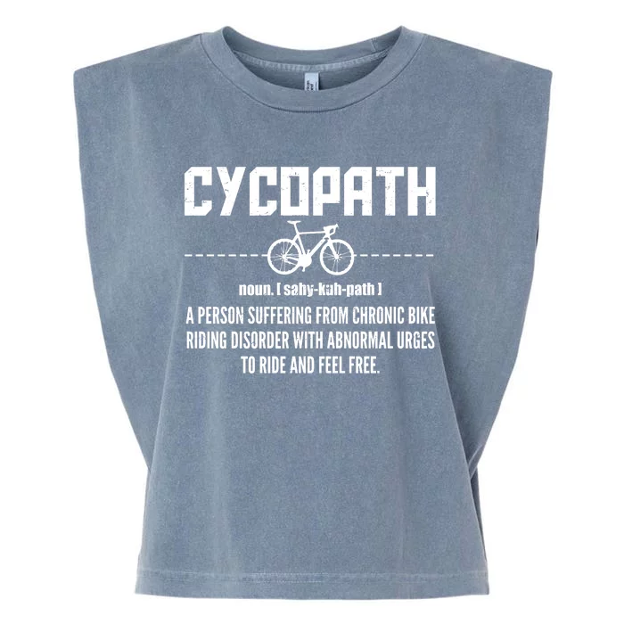 Cycopath Definition Biking Cycling Garment-Dyed Women's Muscle Tee