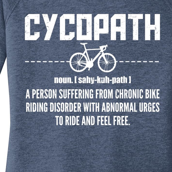 Cycopath Definition Biking Cycling Women’s Perfect Tri Tunic Long Sleeve Shirt