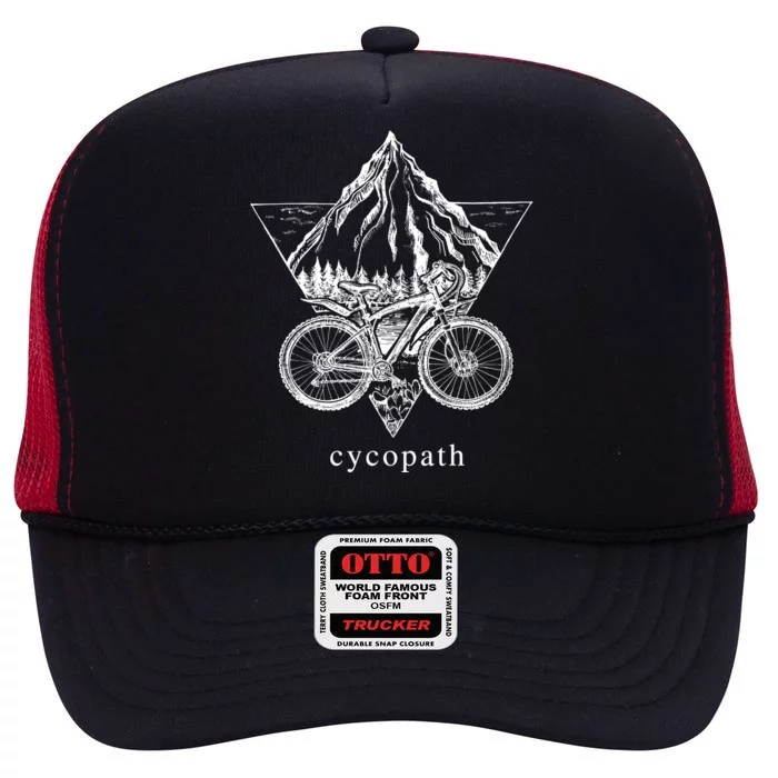 Cycopath Funny Cycling High Crown Mesh Trucker Hat