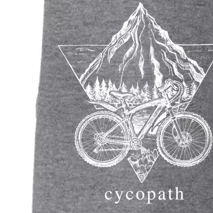 Cycopath Funny Cycling Doggie 3-End Fleece Hoodie