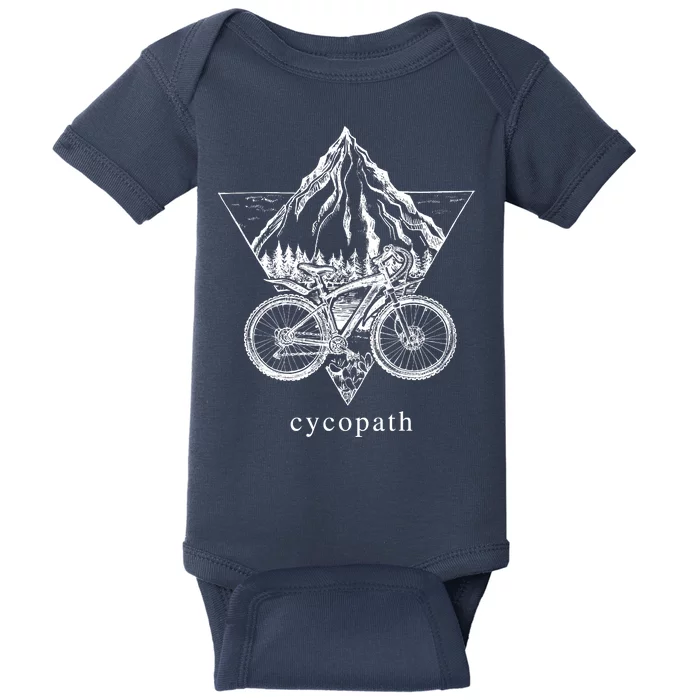 Cycopath Funny Cycling Baby Bodysuit