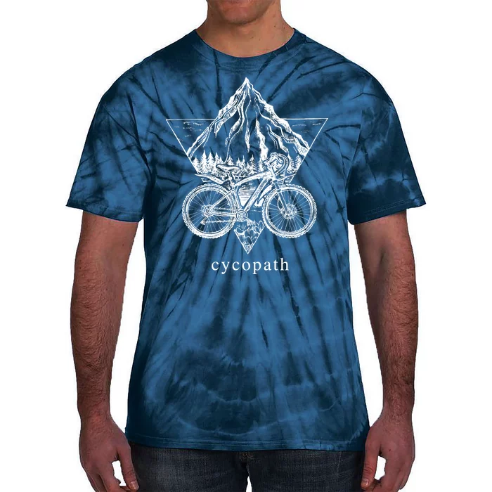 Cycopath Funny Cycling Tie-Dye T-Shirt