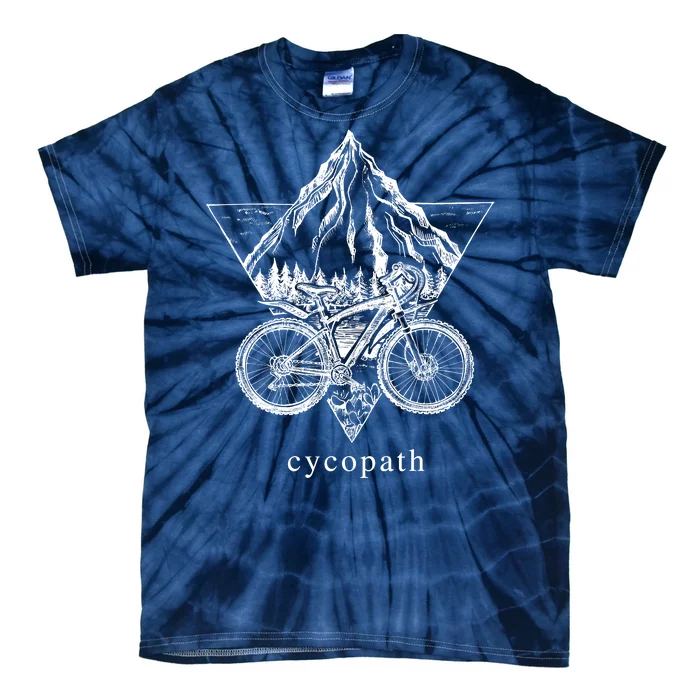 Cycopath Funny Cycling Tie-Dye T-Shirt