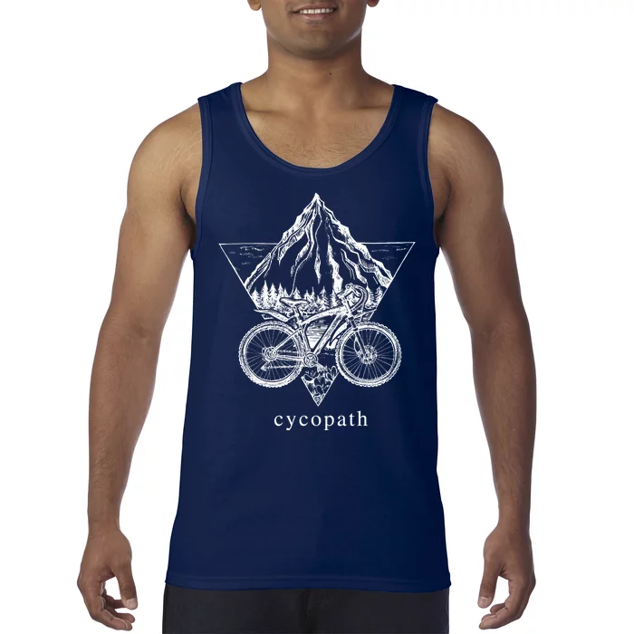 Cycopath Funny Cycling Tank Top