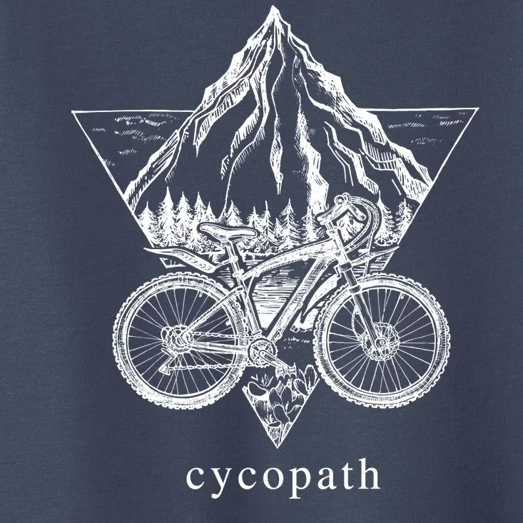 Cycopath Funny Cycling Toddler T-Shirt