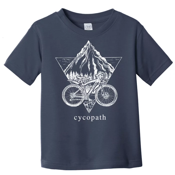 Cycopath Funny Cycling Toddler T-Shirt