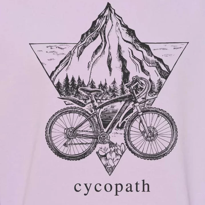 Cycopath Funny Cycling Garment-Dyed Sweatshirt