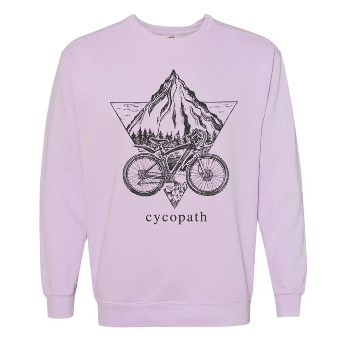 Cycopath Funny Cycling Garment-Dyed Sweatshirt