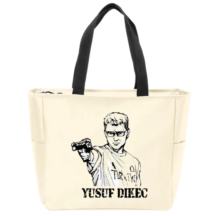 Cool Yusuf Dikec Zip Tote Bag