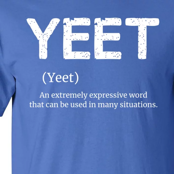 Cool Yeet Definition Meme Slang Boys Girls Teens Kids Funny Gift Tall T-Shirt