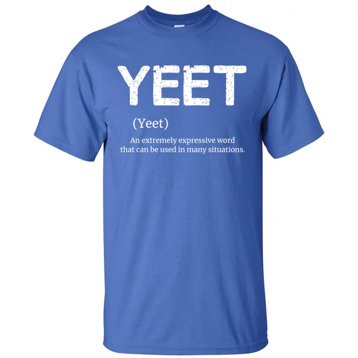 Cool Yeet Definition Meme Slang Boys Girls Teens Kids Funny Gift Tall T-Shirt