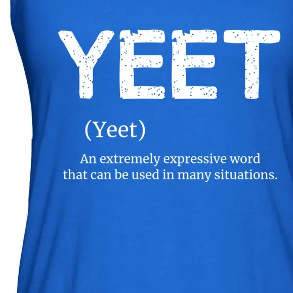 Cool Yeet Definition Meme Slang Boys Girls Teens Kids Funny Gift Ladies Essential Flowy Tank