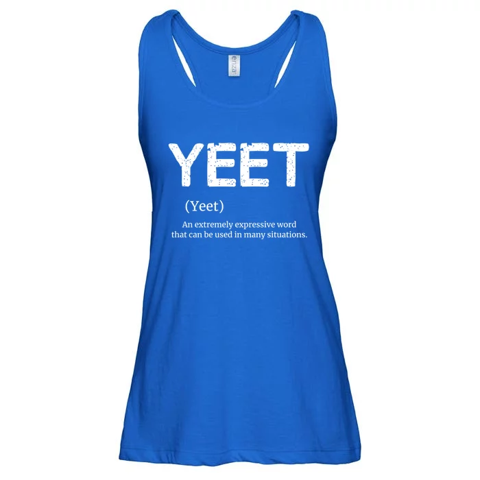 Cool Yeet Definition Meme Slang Boys Girls Teens Kids Funny Gift Ladies Essential Flowy Tank