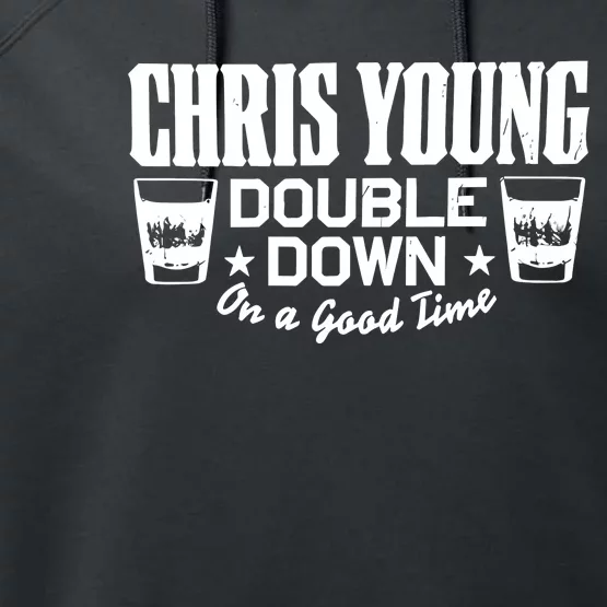 Chris Young Double Down On A Good Time Performance Fleece Hoodie