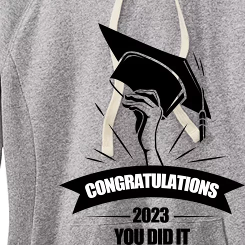 Congratulations You Did It Proud Parents Graduation Family Gift Women's Fleece Hoodie