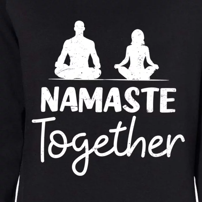 Couple Yoga Design Namaste Together Gift Womens California Wash Sweatshirt