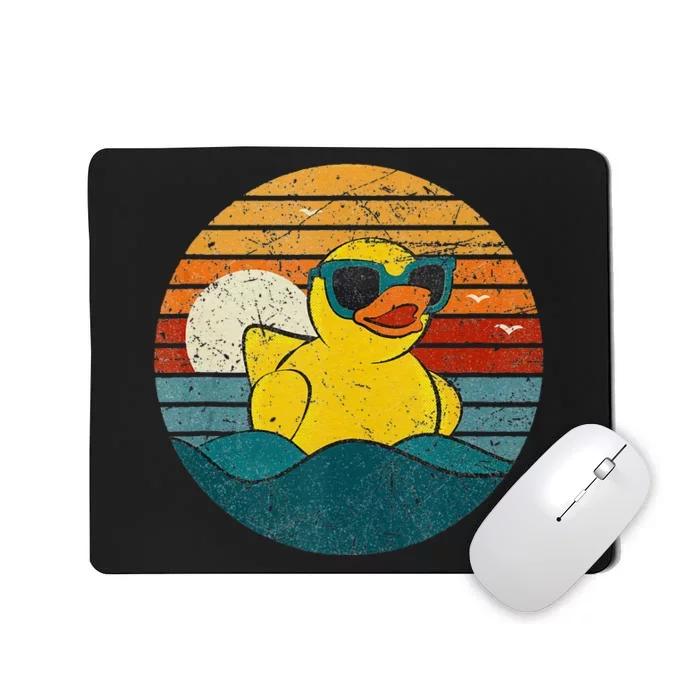 Cute Yellow Duck Bath Toy Rubber Duckling Ducky Duck Lover Mousepad