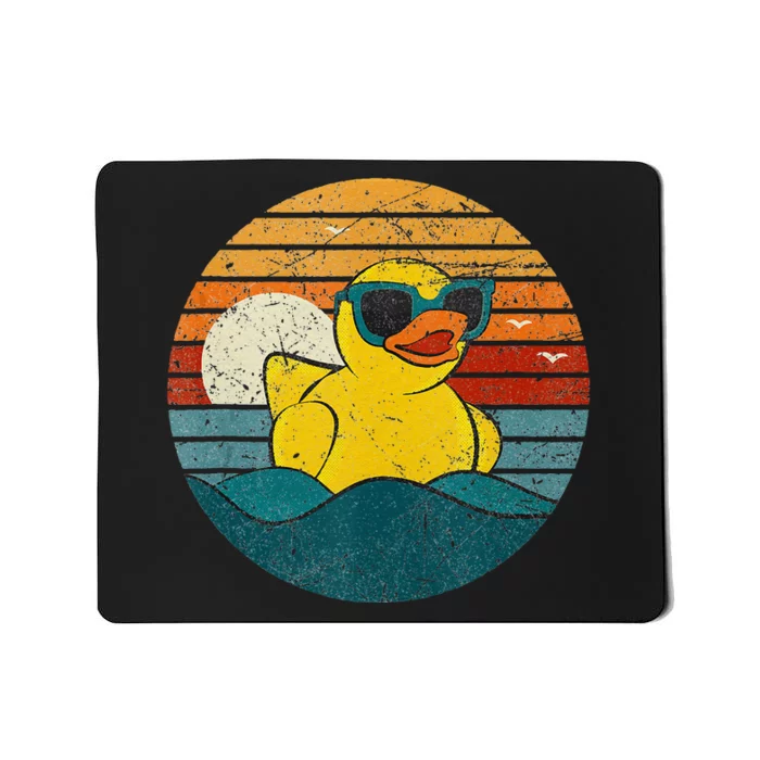 Cute Yellow Duck Bath Toy Rubber Duckling Ducky Duck Lover Mousepad