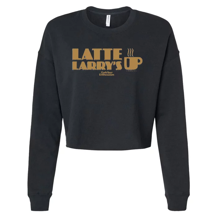 Curb Your Enthusiasm Latte Larry’S Cropped Pullover Crew