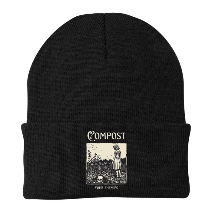 Compost Your Enemies Knit Cap Winter Beanie