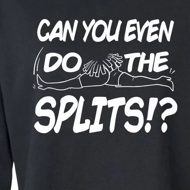 Can You Even Do The Splits Cropped Pullover Crew