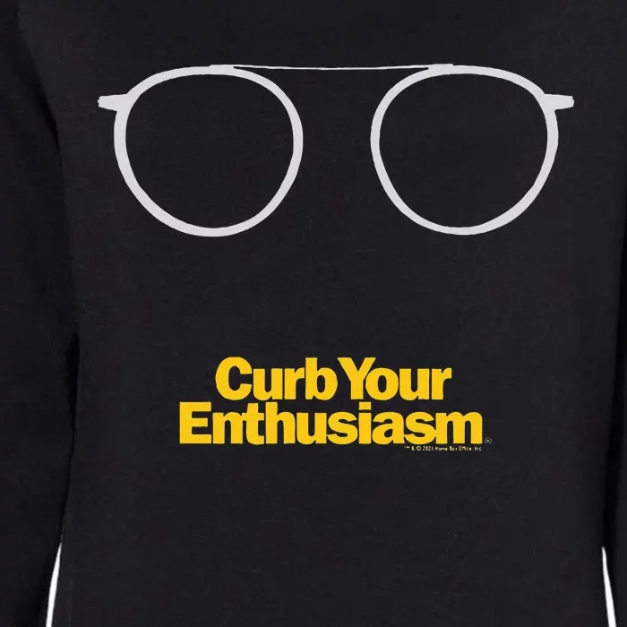 Curb Your Enthusiasm Glasses Womens California Wash Sweatshirt