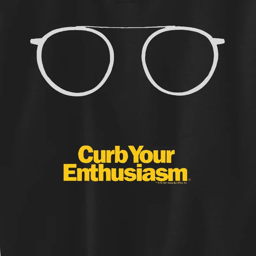 Curb Your Enthusiasm Glasses Kids Sweatshirt