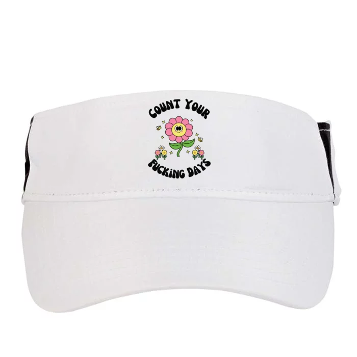 Count Your Fucking Days Adult Drive Performance Visor