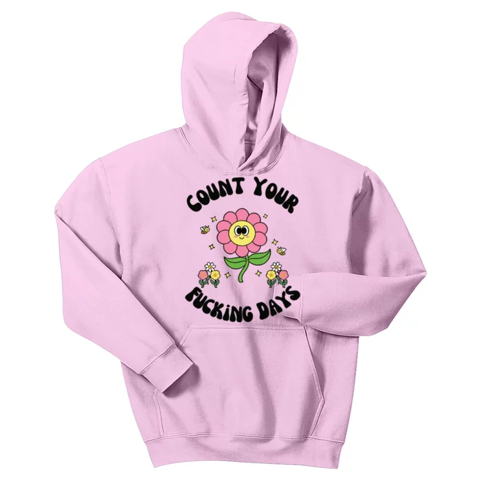 Count Your Fucking Days Kids Hoodie