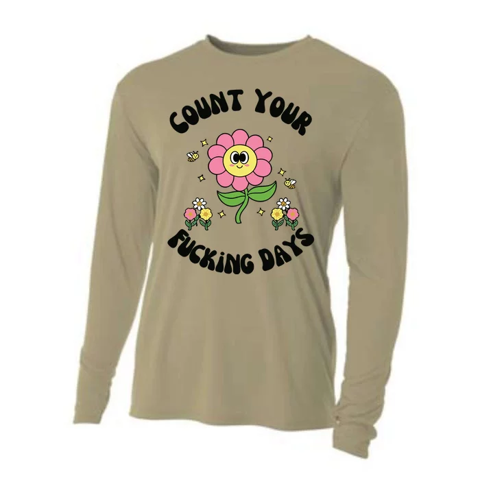 Count Your Fucking Days Cooling Performance Long Sleeve Crew