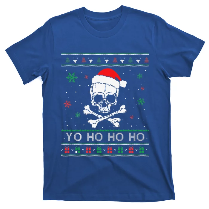 Christmas Yo Ho Ho UGLY Pirate Funny Pajamas Family Xmas T-Shirt