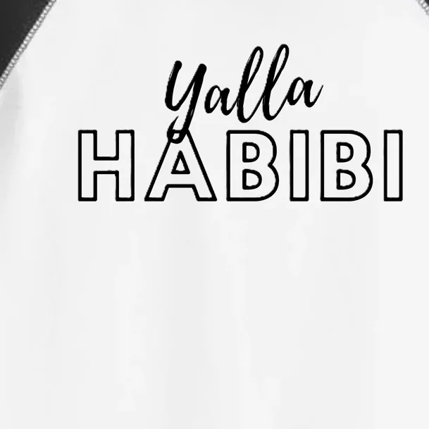 Cool Yalla Habibi Arabic Writing Toddler Fine Jersey T-Shirt