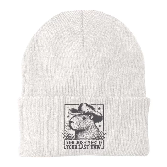 Capybara You Just Yeed Your Last Haw Knit Cap Winter Beanie