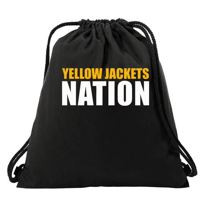 Choctaw Yellow Jackets Nation Hs Drawstring Bag