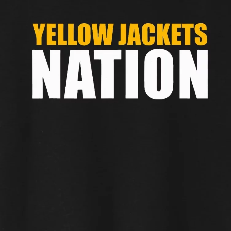 Choctaw Yellow Jackets Nation Hs Women's Crop Top Tee