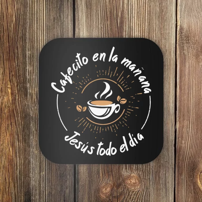 Cafecito Y Jesus Reagalo Cristiano Christian Spanish Coaster