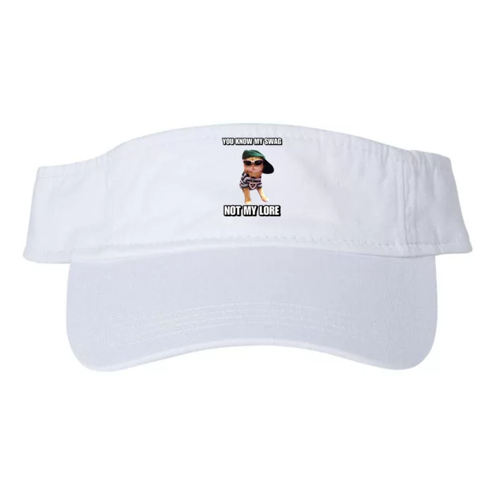 Cringeytees You Know My Swag Not My Lore Valucap Bio-Washed Visor