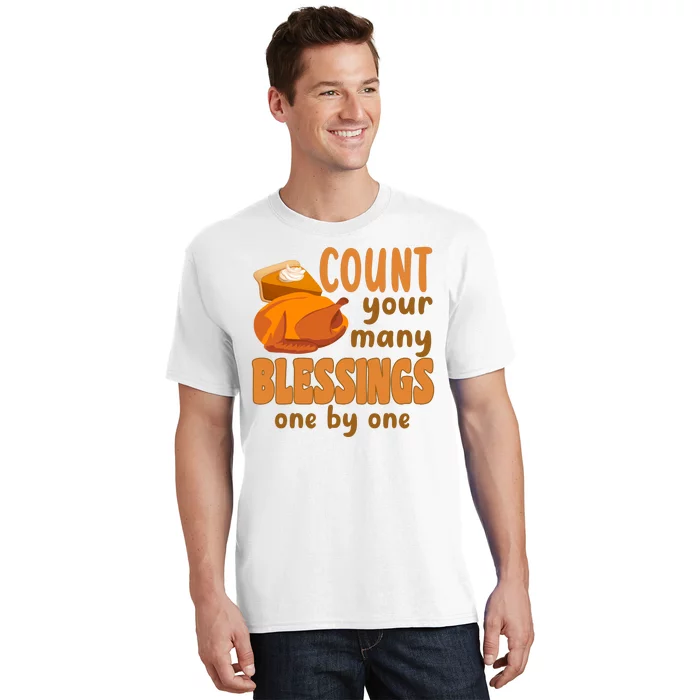 Count Your Many Blessings One By One Thanksgiving T-Shirt