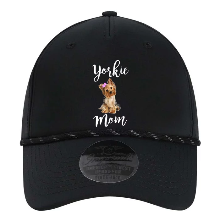 Cute Yorkie Mom Dog Apparel Gift Performance The Dyno Cap