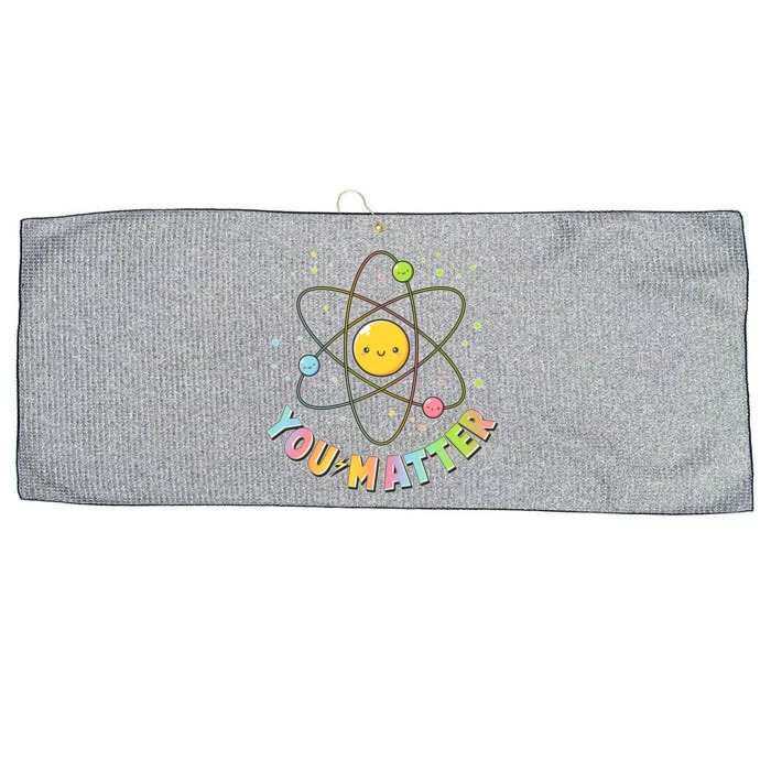 Cute You Matter Atoms Molecule Cell Large Microfiber Waffle Golf Towel