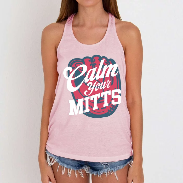 Calm Your Mitts Women's Knotted Racerback Tank