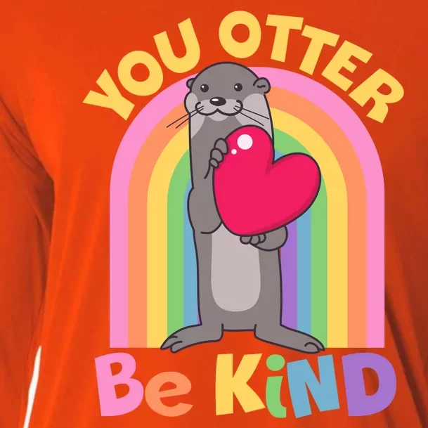 Cute You Otter Be Kind Cooling Performance Long Sleeve Crew