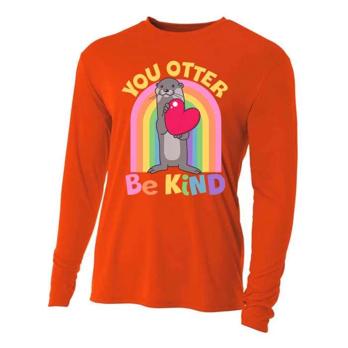 Cute You Otter Be Kind Cooling Performance Long Sleeve Crew