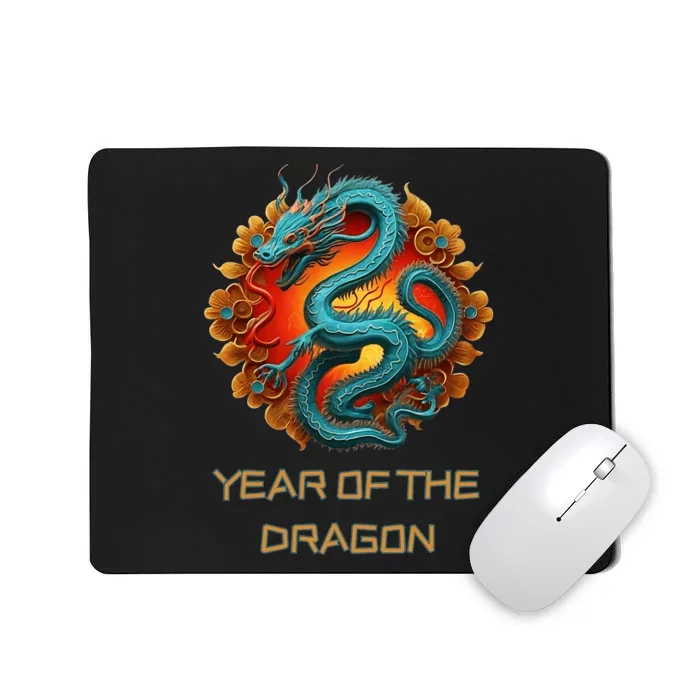 Chinese Year Of The Dragon 2024 Lunar New Year Mousepad