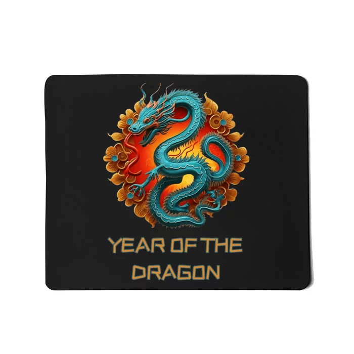 Chinese Year Of The Dragon 2024 Lunar New Year Mousepad