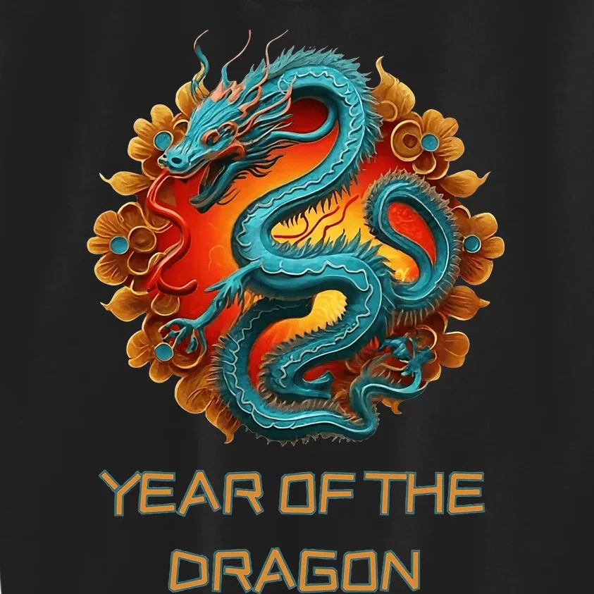 Chinese Year Of The Dragon 2024 Lunar New Year Kids Sweatshirt